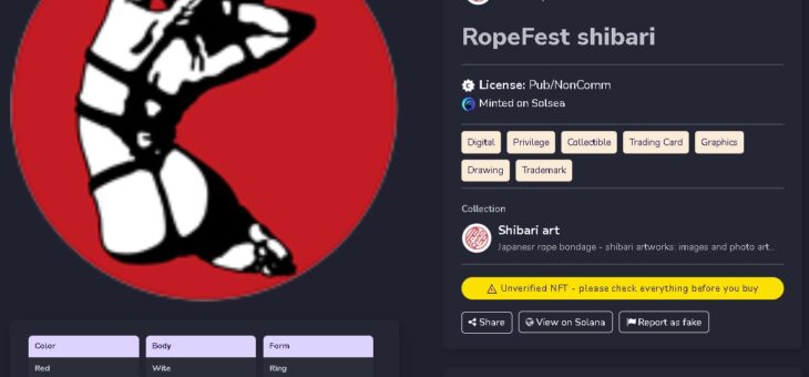 RopeFest + блокчейн = NFT